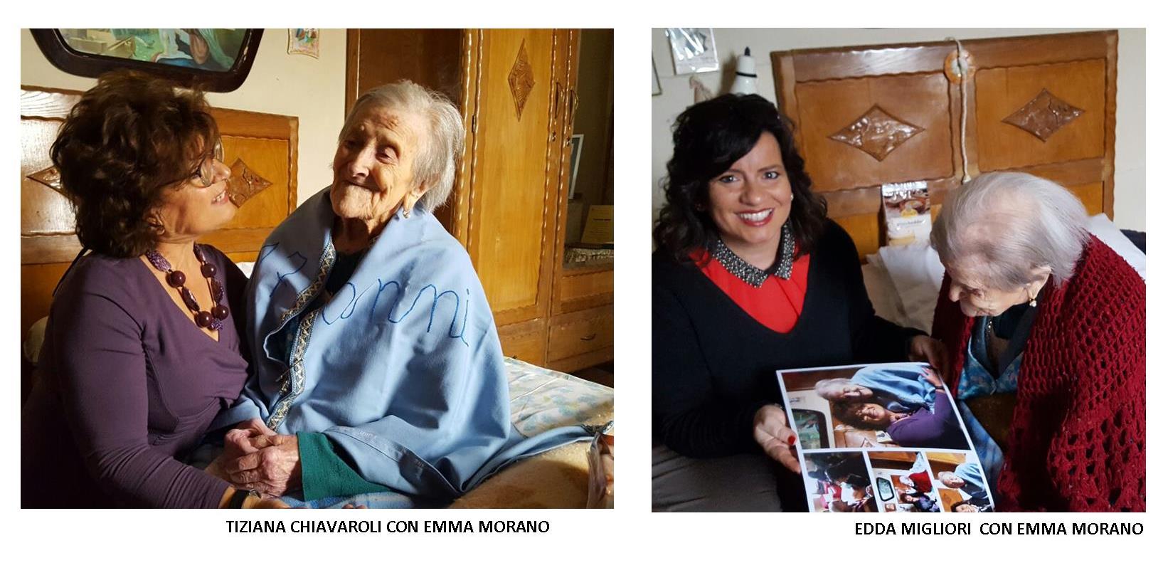 Giornaliste Abruzzesi incontrano Emma Morano, la donna più anziana del Mondo e decana dell'Umanità